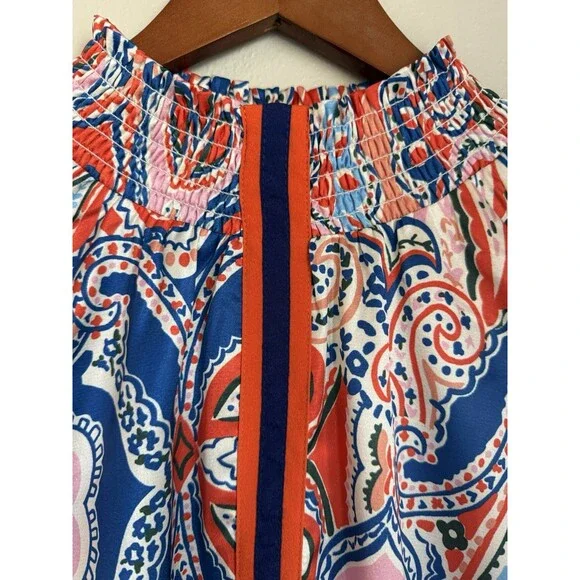 THML Printed Top Smock Neck Long Sleeves Size L - Picture 2 of 4